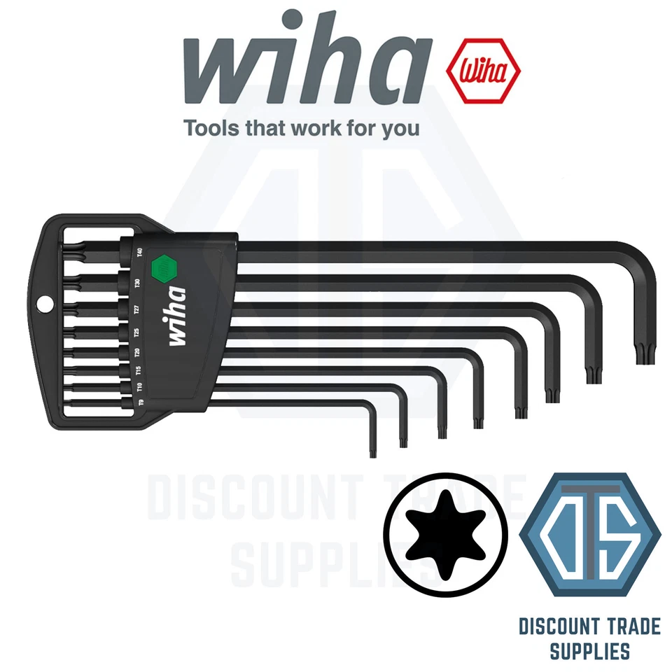 Wiha L-key set in Classic holder TORX MagicSpring, 8-pcs 34740 - Image 1 of 1