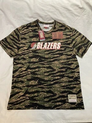 Camiseta Portland Trail Blazers, marca Mitchell & Ness, tamanho M/L, nova com etiquetas! - Imagem 1 de 4
