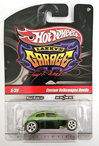Hot Wheels Larry's Garage - Custom Volkswagen VW Beetle Real Riders 1:64 Diecast - Picture 1 of 3