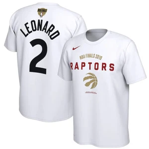 Kawhi Leonard Toronto Raptors Nike 2019 NBA Finals Name & Number T-Shirt Men's - Picture 1 of 9