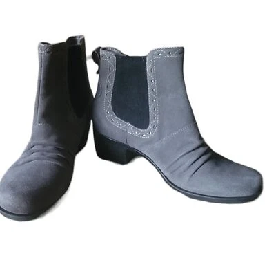 Earth Shoes Denali Aspect Mujer Bajo Chelsea Gamuza Cuero Bota Mujer Talla 9.5 Foto 1 de 4