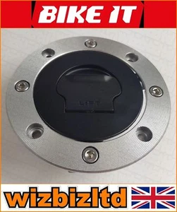 Tapa de combustible bloqueable Bikeit (tapa de gasolina) Suzuki GSX 1300R Hayabusa 1999-2007 FCPS01 - Imagen 1 de 12