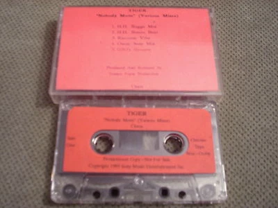 RARE PROMO Tiger CASSETTE TAPE Nobody Move UNRELEASED MIXES reggae Mad House '93 - Image 1 of 2