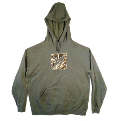 Sudadera con Capucha Realtree Newarchery Para Hombre Talla 2XL LS Pullover OD Verde Bolsillos Cordón Foto 1 de 4