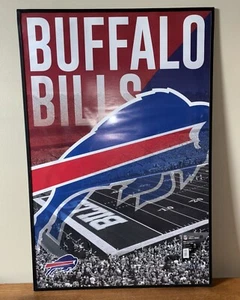Buffalo Bills NFL Football 24x36 In. Team Wall Sign Forever Collectibles 2022 - Picture 1 of 10
