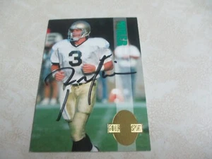 RICK MIRER SIGNED/AUTOGRAPHED CARD...NFL SEATTLE SEAHAWKS NCAA NOTRE DAME - Picture 1 of 3