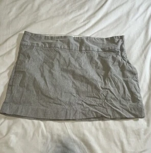 Old Navy Sz 14 light grey mini skirt - Picture 1 of 11