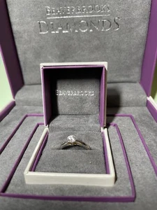 White Gold Diamond Engagement Ring - Picture 1 of 13