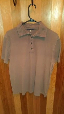 Men's Elie Tahari  Polo Short Sleeve Shirt Size Medium Color Brown   - Image 1 of 3