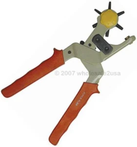 Industrial Grade Leather Hole Puncher Belt Pliers - Picture 1 of 1