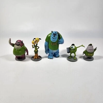 Lote de 5 bonecos Monster’s University Disney Pixar 3" - 5" - Imagem 1 de 2