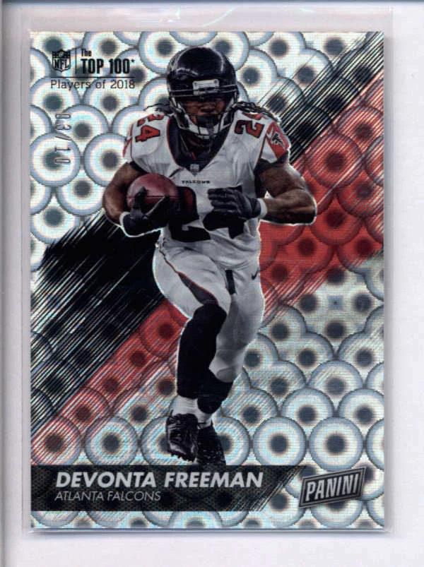 DEVONTA FREEMAN 2018 PANINI DAY #70 RARE PYRAMIDS PARALLEL #03/10 AH7641 - Image 1 of 1