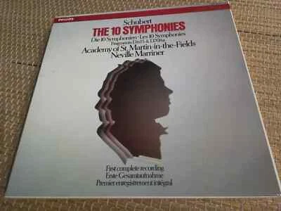 Marriner Schubert The 10 Symphonies Dutch Philips Digital Stereo 7LPs NM - Image 1 of 4