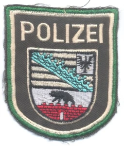 DEUTSCHLAND Sachsen-Anhalt Landespolizei Schulteraufnäher - Bild 1 von 1