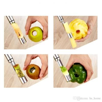 Corer de manzana de acero inoxidable - Corer de frutas y verduras - Removedor de semillas - Cortador Foto 1 de 4