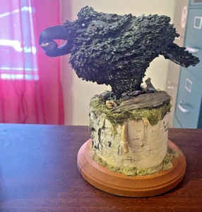 Fairbanks "Maryann Fortune" -Rotifur Raven sculpture - Picture 1 of 8