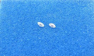 Natural Marquise Diamond 2 Pcs  0.14 Ct Tol  G / VS  3.8 x1.9 MM LxW Matched - Image 1 of 4