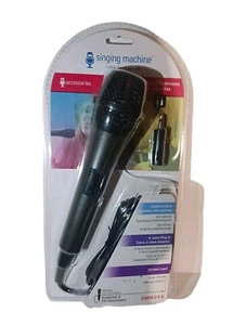 New Singing Machine Wired Microphone And Adapter Jack. - Picture 1 of 6