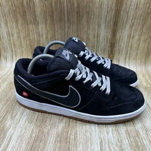 Nike SB Dunk Low Quartersnacks Men's Size 8.5 Black Gum Shoes Sneaker 313170-019 - Picture 1 of 10