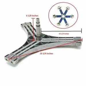Eje de tambor de lavadora compatible con lavadora Samsung WF331ANW/XAA WF511ABR - Imagen 1 de 6