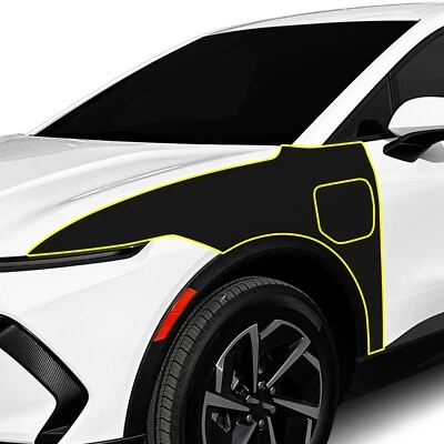 Kit de protección de pintura negro brillante para guardabarros precortado para Chevrolet Equinox EV 2024+ Foto 1 de 4