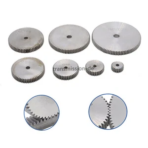 1 Mod 12-150 Zähne Zahnrad Stirnrad C45 Stahlzahnrad 1 Modul 12-150T Dicke 10mm - Picture 1 of 94