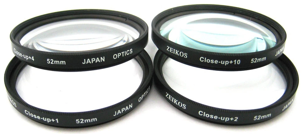 Zeikos 72mm High Quality 4pc HD Macro Close Up Filter Set +1+2+4 +10  Japan  - Image 1 of 2