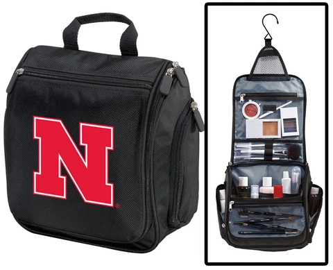 University of Nebraska Hanging Toiletry Bag Organizer or SHAVING Kit for MEN Cover