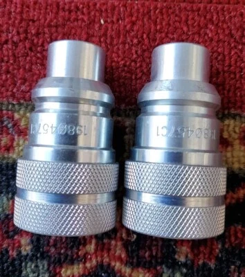 2 Hydraulic Quick Disconnect Adapter fits International 1980457C1 4070-4 8010-4 - image 1 of 2
