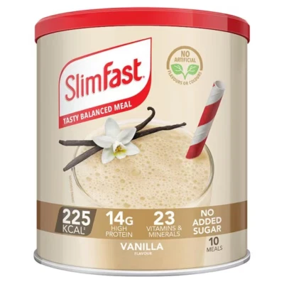 SlimFast Vanilla Meal Replacement Shake for Weight Loss & Balanced Diet 365g - Image 1 of 4