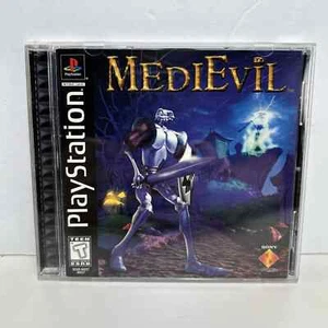MediEvil (Sony PlayStation 1, 1998) PS1 Completo Excelente Probado Envío Gratis - Imagen 1 de 3