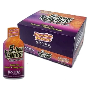 5 Stunden ENERGY Extra stark, Hawaiian Breeze Geschmack, 12 Stück Ablaufdatum: 06/26 - Bild 1 von 3