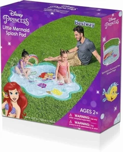 Disney Princess La Sirenetta Splash Pad (64 pollici x 57 pollici) Nuovissimo - Foto 1 di 3