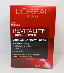L'Oreal Paris Revitalift Triple Power Anti-Aging Gesichtsfeuchtigkeitscreme 1,7oz - Bild 1 von 8