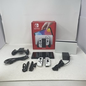 Nintendo Switch OLED Model HEG-001 Handheld Console - 64GB - White