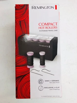 Remington Compact Ceramic Dual Voltage Hot Rollers for Long and Short Hair . - Image 1 of 3