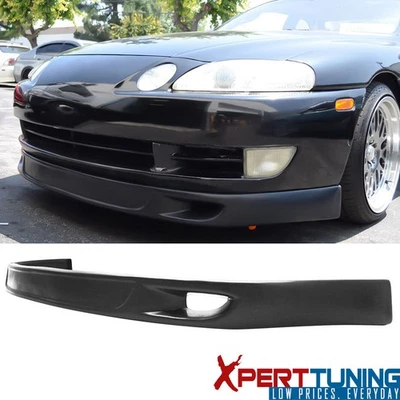 For 92-96 Lexus SC300 SC400 Toyota Soarer T Sports Unpainted PU Front Bumper Lip Foto 1 de 4