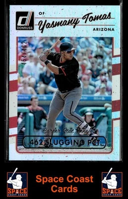 2017 Donruss Optic Yasmany Tomas #67 /462 职业统计线 — 第 1/2 张图片