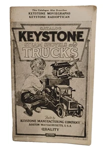 Vintage 1925 Keystone Steam Shovels & Trucks Catalog Booklet w/ Radioptican Ads  - Picture 1 of 10