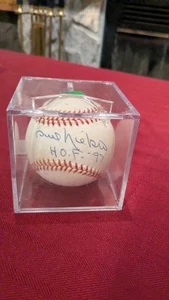Phil Niekro Braves Firmado Oficial MLB GAME BALL Béisbol Autografiado Salón 97 - Imagen 1 de 6