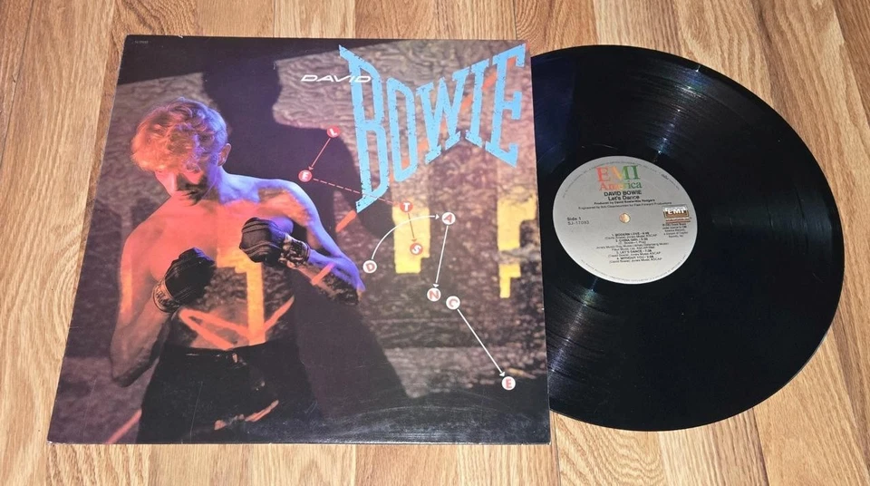 David Bowie LET'S DANCE EX 1983 EMI LP SJ 17093 Stevie Ray Vaughn - Image 1 of 1