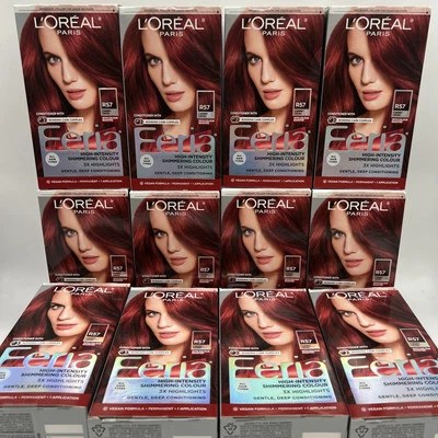 L'Oréal Paris Feria  Permanent Hair Color R57 Cherry Crush 12 Pack - Image 1 of 4