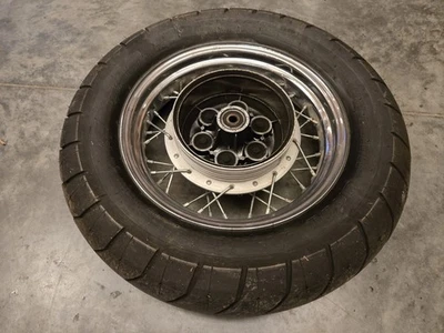 ¡¡¡Rueda trasera Yamaha V Star XVS 650 personalizada OEM!!! ¡¡Buena goma!!! Foto 1 de 4