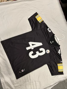 Troy Polamalu Trikot Reebok Youth Gr. Large Pittsburgh Steelers NFL #43🚀💯 - Bild 1 von 19