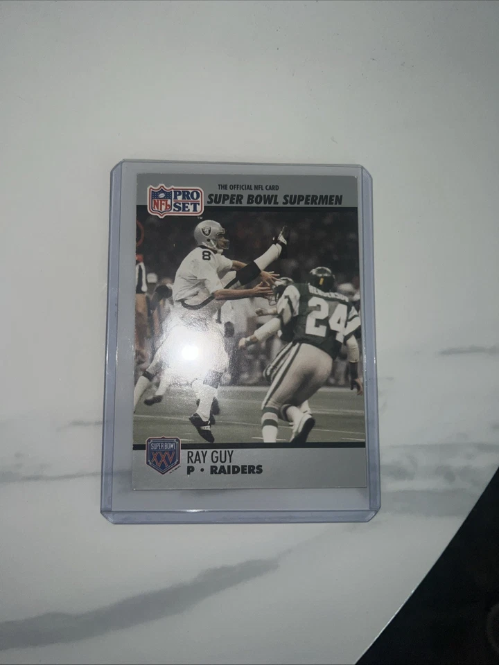 1990 Pro Set Super Bowl XXV Silver Anniversary - Ray Guy #116 - Image 1 of 1
