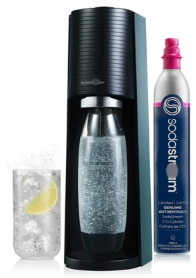 SodaStream Terra(Black) Sparkling Water Maker with CO2 Cylinder & Carbonating-OB - image 1 of 4