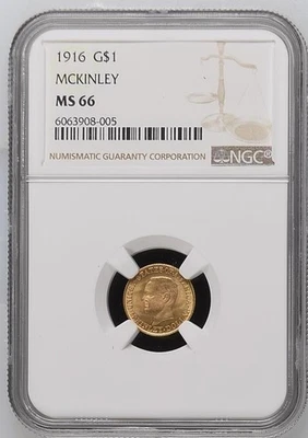 1916 McKinley NGC MS-66 - Image 1 of 2