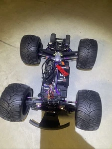 (4) HUGE Set JLB Racing 17mm Wheels Mounted Tires Rc 1/10 1/8 Directional 3.8” - Picture 1 of 22