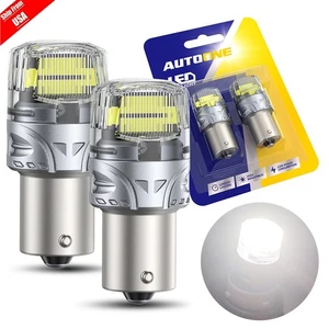 AUTOONE 1156 7506 LED Bombillas de Respaldo Inverso Blanco Súper Brillante 6500K 3000LM - Imagen 1 de 15