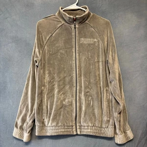 Giacca vintage Puma velluto pista ricamo logo performance full zip streetwear - Foto 1 di 8